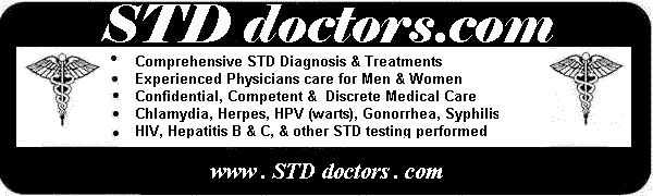 STD tests &  treatment of sexually transmitted diseases like Chlamydia, trich, gonorrhea, syphilis, hepatitis C, herpes